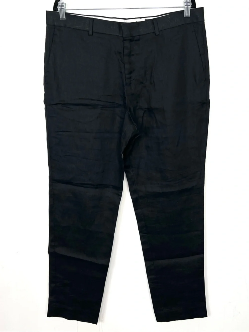H&M Men's Black Straight Dress Pants